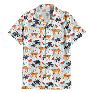 custom printed aloha Hawaiian shirt